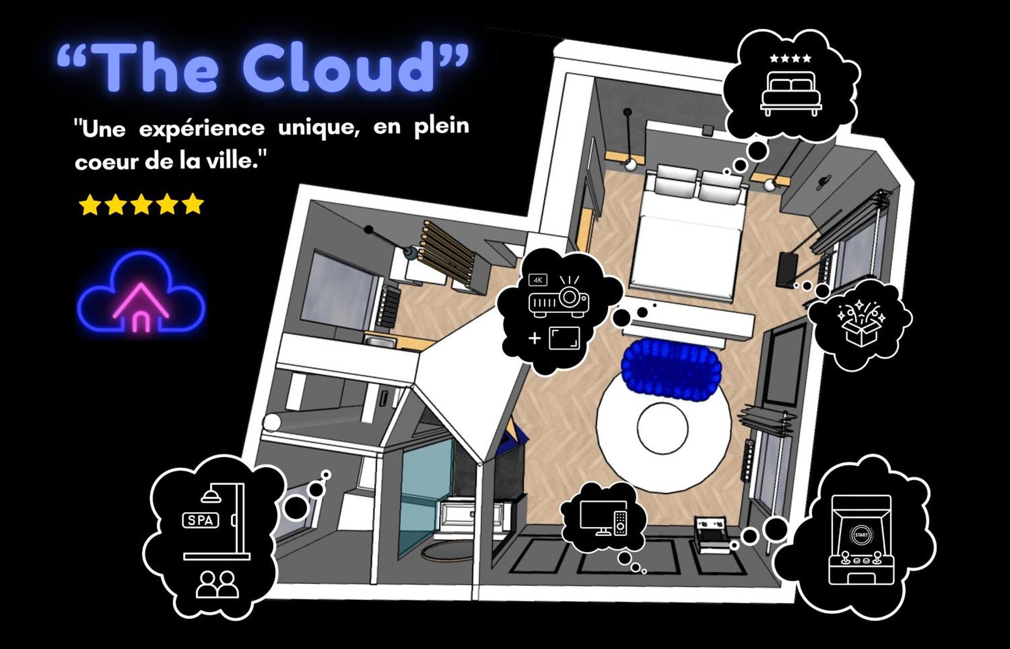 Apartment Le Nuage - Hypercentre - Luxe & Gaming Troyes